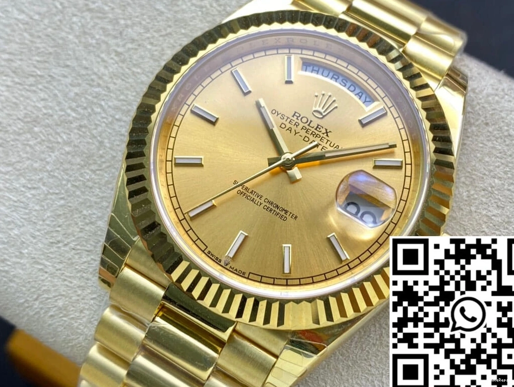 Rolex Day 40MM Gold Factory Date Dial M228238-0003 EW 1027